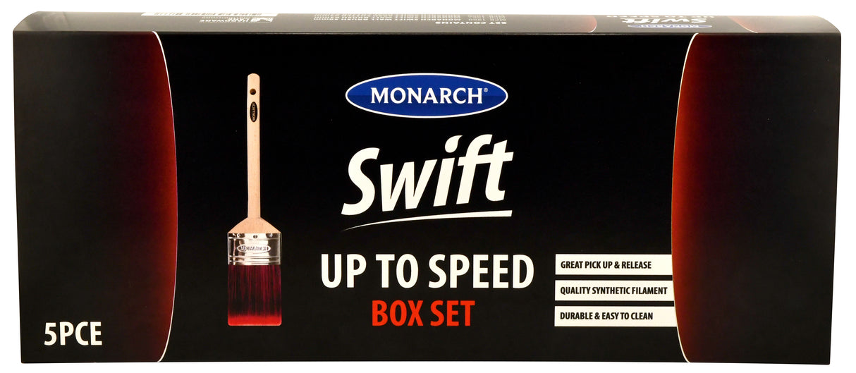 Monarch - Swift "Up To Speed" Box Set – 5 Piece Brush Kit