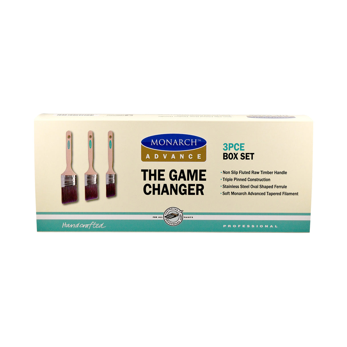 Monarch - Advance "The Game Changer" 3 Piece Brush Kit