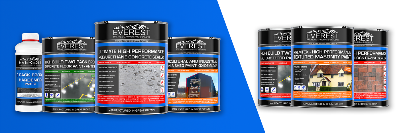 Everest Paints Product Range Shoppable Image
