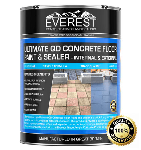 Everest Trade - Ultimate QD Concrete Floor Paint & Sealer - Internal & External - Anti-Slip - PremiumPaints