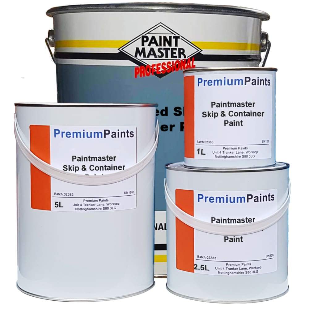 Paintmaster - Skip and Container Paint - Machine Enamel - Oxide Gloss - Multi Sizes - PremiumPaints