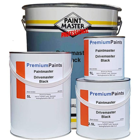 Paintmaster Tarmac Paint & Sealer Acrylic - Heavy Duty - Black and Red - Multiple Sizes - PremiumPaints