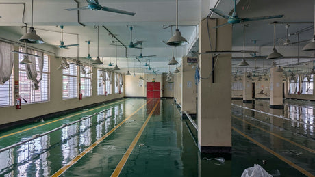Industrial epoxy floor coating