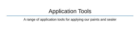 All Application Tools