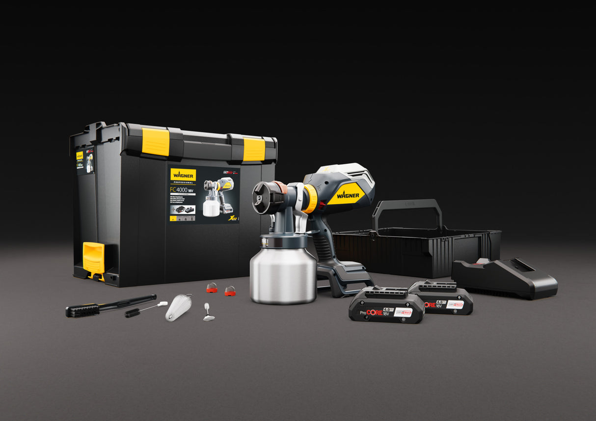 Wagner - FinishControl 4000 - 18V Cordless Handheld XVLP Sprayer