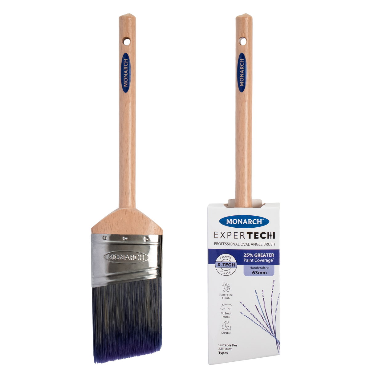 Monarch - Expertech X-Tech Professional Oval Angle Brush