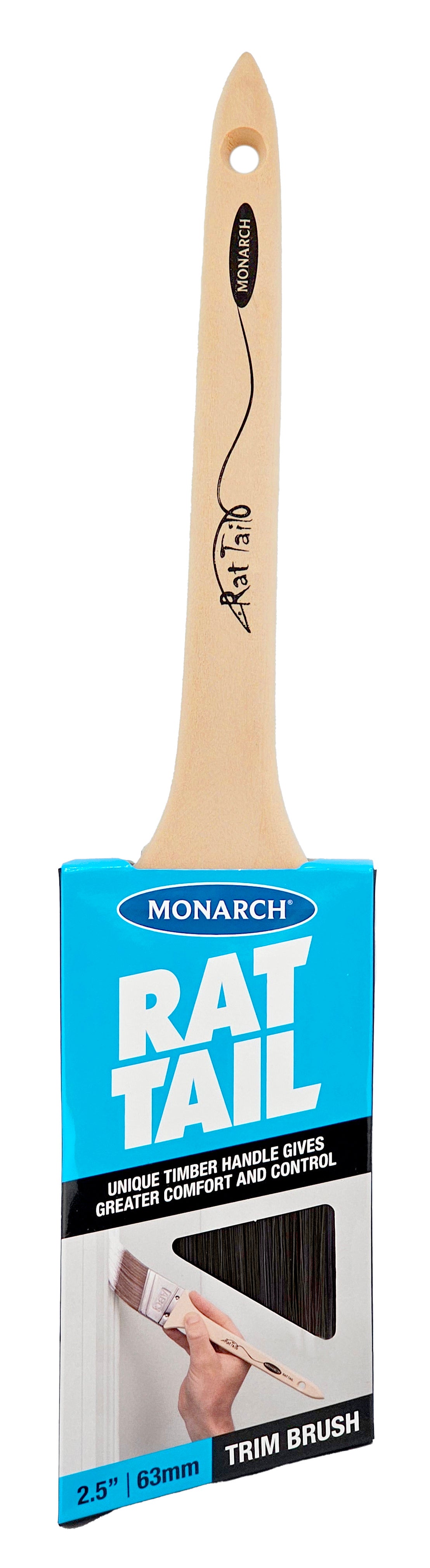 Monarch - Rat Tail Trim Brush