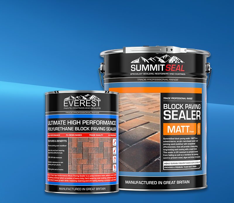 Block Paving Sealer Promotional Banner - Premium Paints