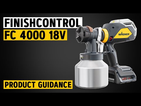 Wagner - FinishControl 4000 - 18V Cordless Handheld XVLP Sprayer