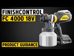 Wagner - FinishControl 4000 - 18V Cordless Handheld XVLP Sprayer