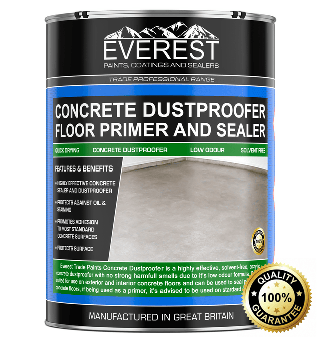 Everest Trade - Concrete Dustproofer / Floor Primer & Sealer - Solvent Free -  20 Litre and 5 Litre - PremiumPaints