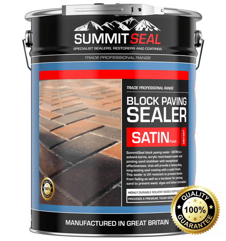 SummitSeal Block Paving Sealer Satin Silk Finish