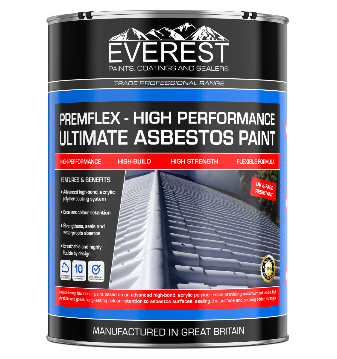 Everest - Asbestos Paint - Asbestos Roof Paint- High Performance