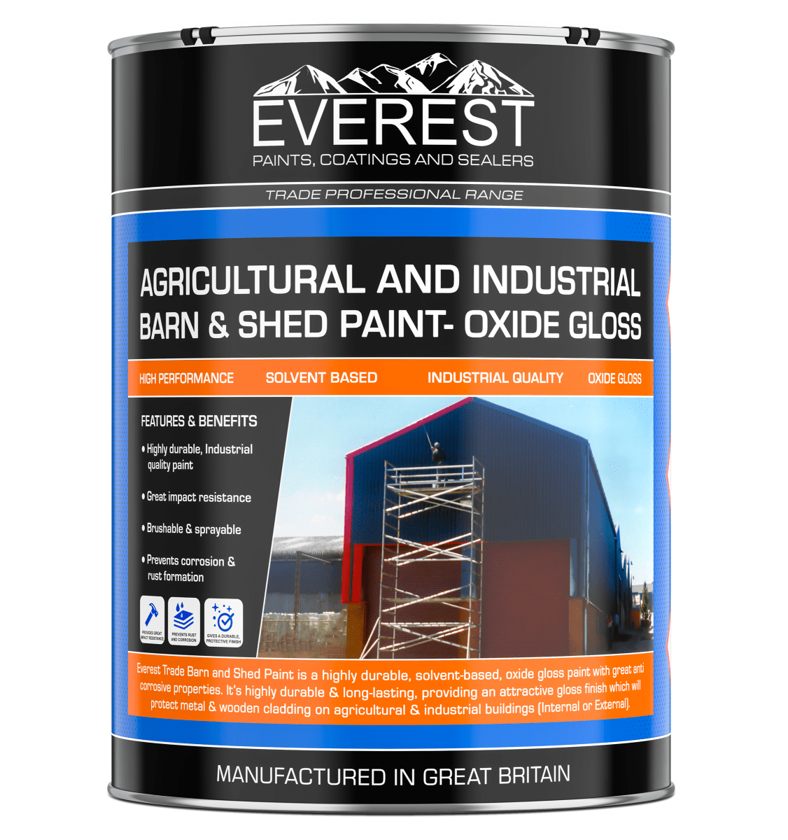 Everest - Barn Paint - Industrial Barn Paint - Premium Paints