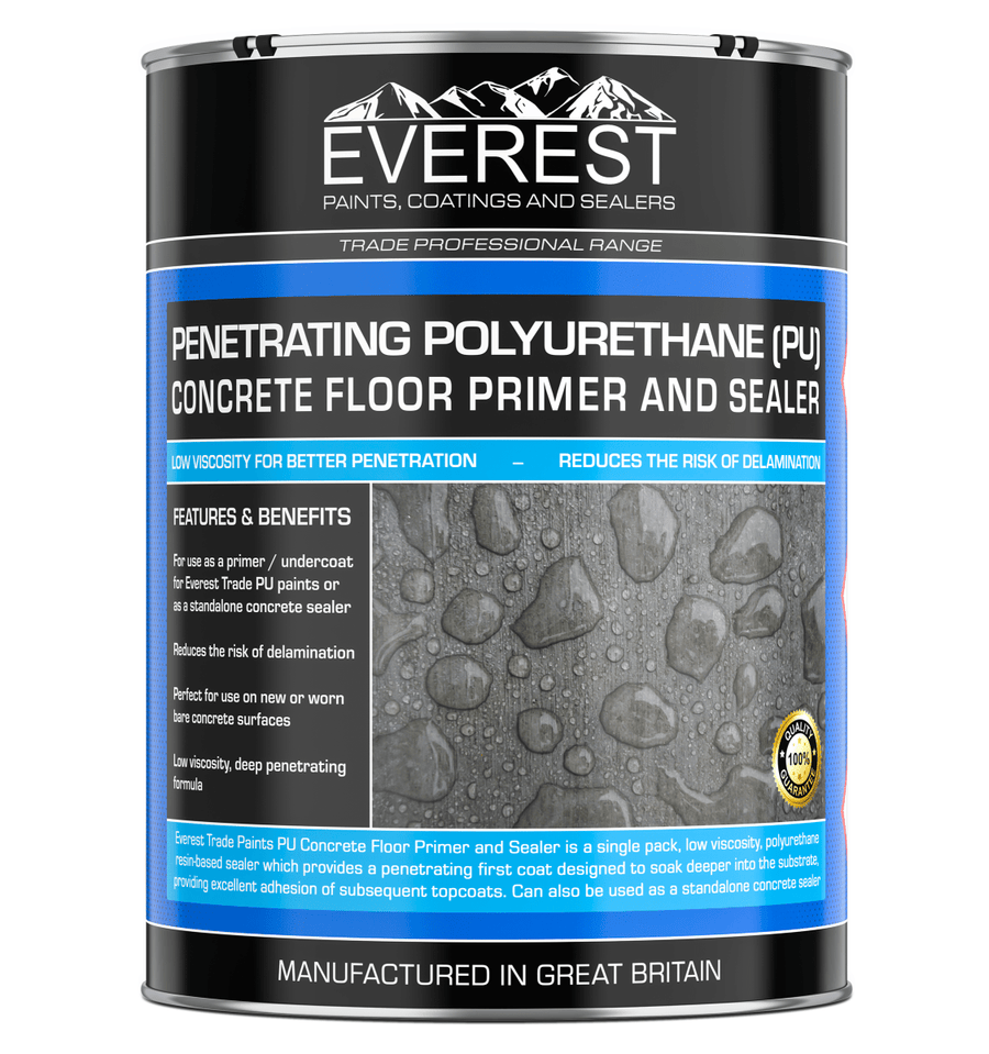 Everest Trade - Penetrating Polyurethane Concrete Dustproofer / Floor Primer & Sealer