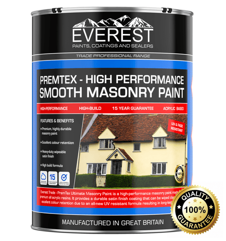 Everest - Smooth Masonry Paint - PremTex Acrylic Masonry Paint