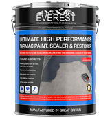 Everest Trade - Ultimate Tarmac Sealer and Restorer - High Performance - Black and Red - Premium Paints