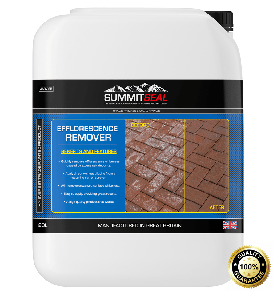 SummitSeal - Efflorescence / Salts Remover For Block Paving Brickwork & Natural Stone - 20 Litre