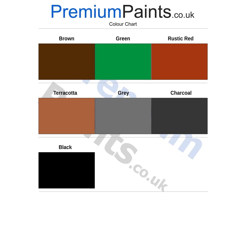 Tile top paint colours