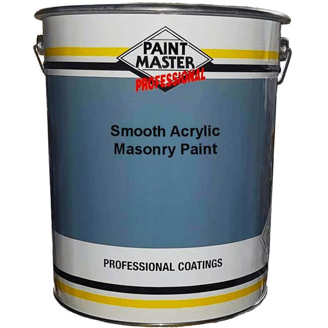 Paintmaster - Exterior Smooth Acrylic Masonry Paint - Multiple sizes - PremiumPaints