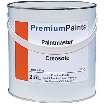 Paintmaster - Heavy Duty Shed & Fence Creosote Paint - Dark Brown - Multiple Sizes - PremiumPaints