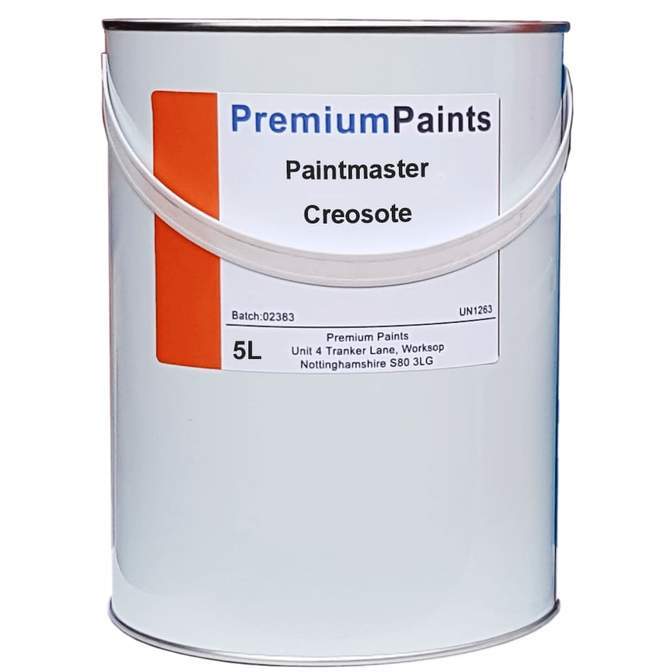 Paintmaster - Heavy Duty Shed & Fence Creosote Paint - Dark Brown - Multiple Sizes - PremiumPaints