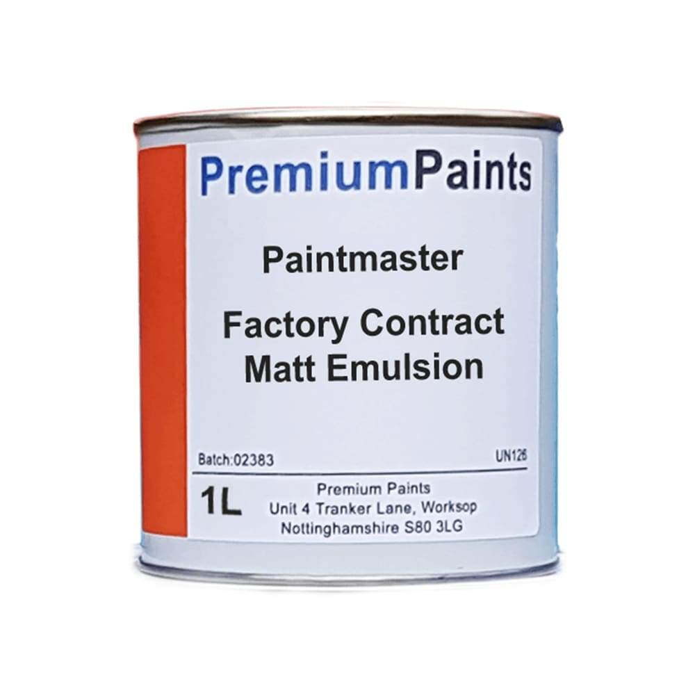 Paintmaster - Interior Contract Factory Emulsion - Matt Finish - Multiple Sizes - PremiumPaints