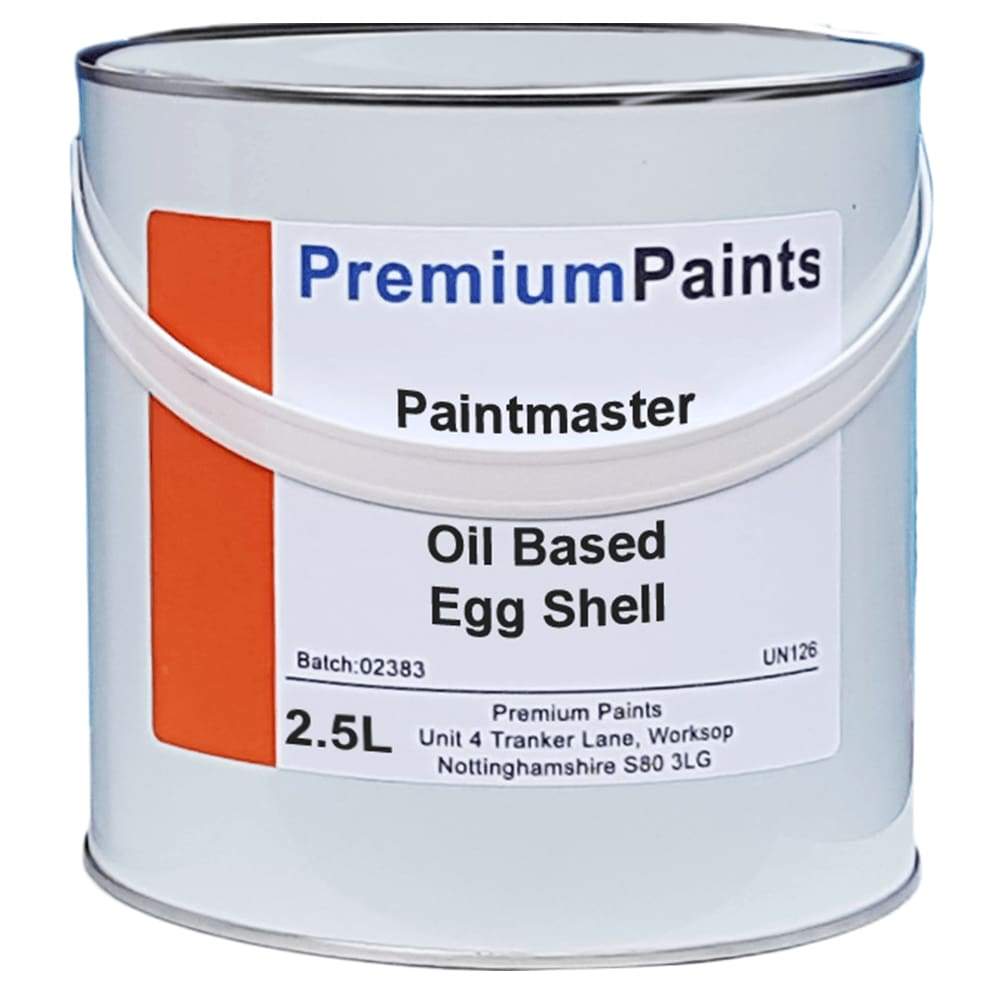 Paintmaster - Oil Based Eggshell Paint - Heavy Duty - For Wood and Metal - Multiple Sizes - PremiumPaints