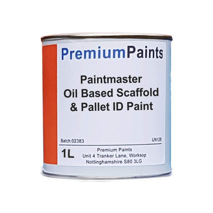 Paintmaster - Pallet and Scaffold ID Paint - Heavy Duty Oil Based - Multiple Sizes - PremiumPaints