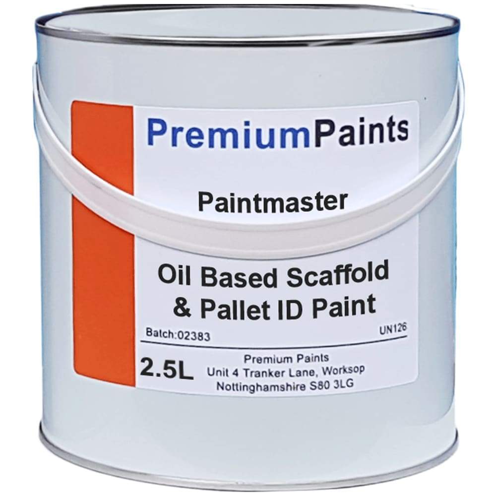 Paintmaster - Pallet and Scaffold ID Paint - Heavy Duty Oil Based - Multiple Sizes - PremiumPaints