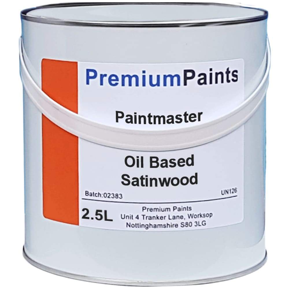 Paintmaster - Oil Based Satinwood Paint - Heavy Duty - White and Magnolia - Multiple Sizes - PremiumPaints