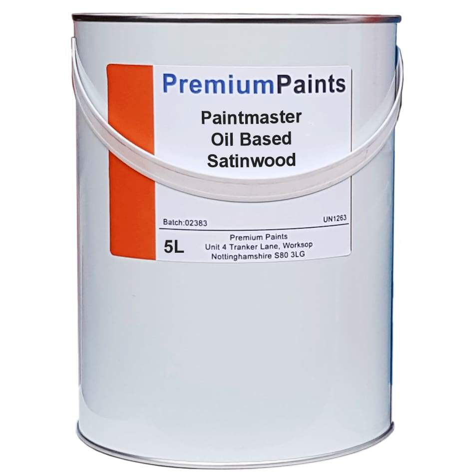 Paintmaster - Oil Based Satinwood Paint - Heavy Duty - White and Magnolia - Multiple Sizes - PremiumPaints