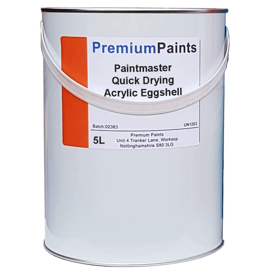 Paintmaster - Quick Drying Acrylic Eggshell Paint - For Wood and Metal - Multiple Sizes - PremiumPaints