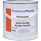 Paintmaster - Quick Drying Clear Acrylic Varnish - Satin & Gloss - Multiple Sizes - PremiumPaints