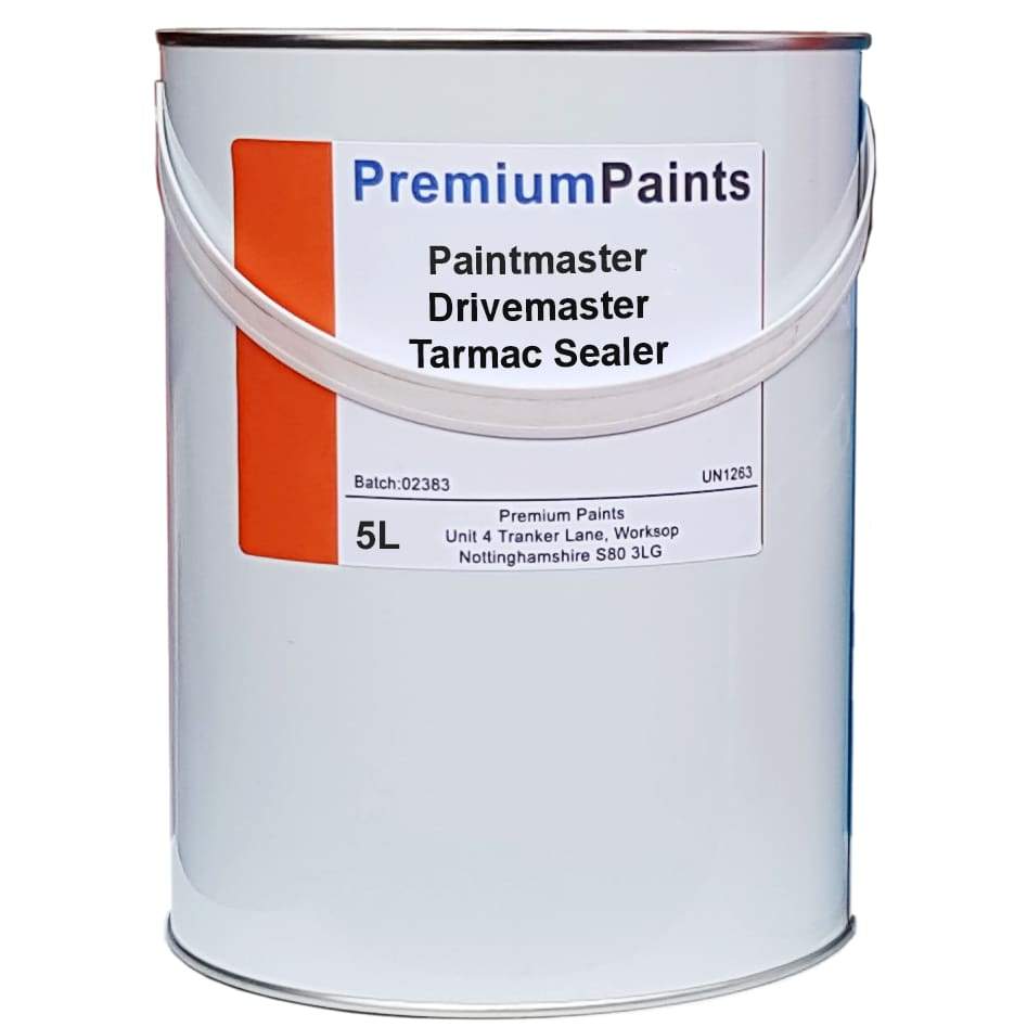 Paintmaster Tarmac Paint & Sealer Acrylic - Heavy Duty - Black and Red - Multiple Sizes - PremiumPaints